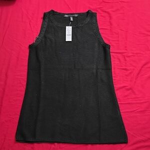 WHBM Black Sleeveless Top